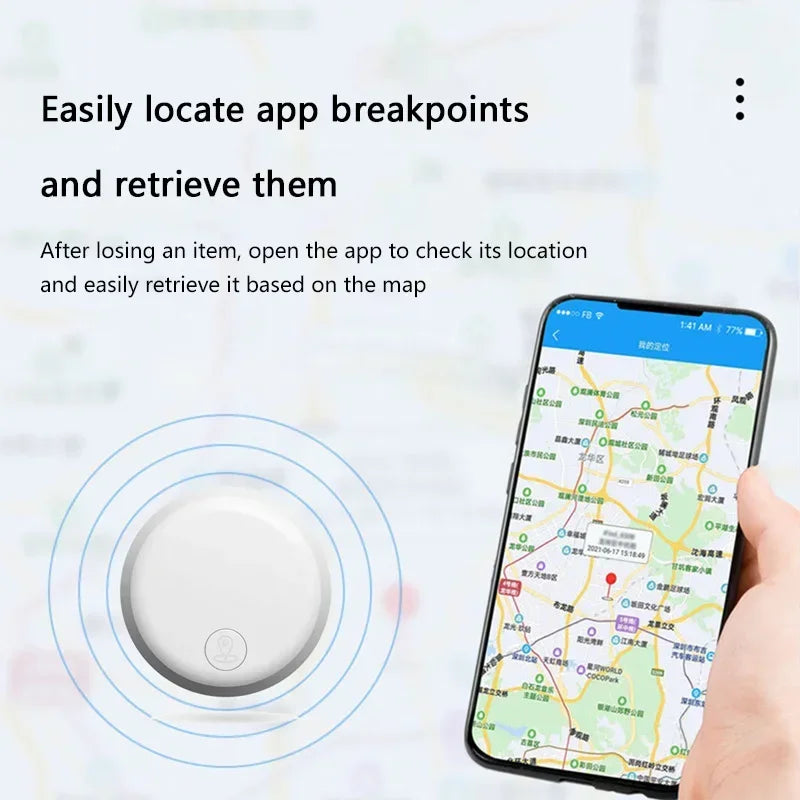 XIAOMI GPS Tracker Smart Anti-Lost Reminder Device | Bluetooth Tracker for Pets, Bags & Wallets