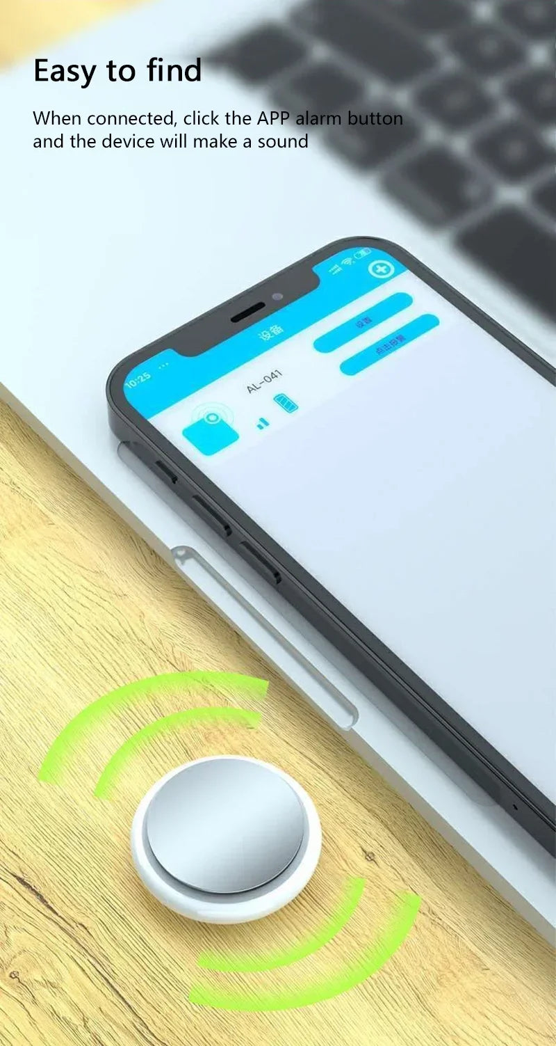 XIAOMI GPS Tracker Smart Anti-Lost Reminder Device | Bluetooth Tracker for Pets, Bags & Wallets