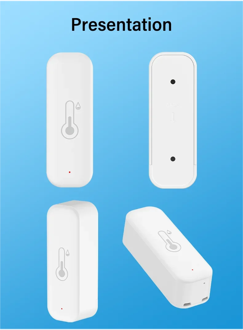 Tuya Smart WiFi Temperature & Humidity Sensor – Voice-Controlled Hygrometer for Alexa & Google Home