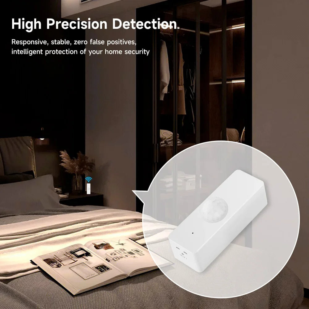 Tuya WiFi & Zigbee PIR Motion Sensor | Smart Infrared Detector for Security | Works with Alexa & Google Home