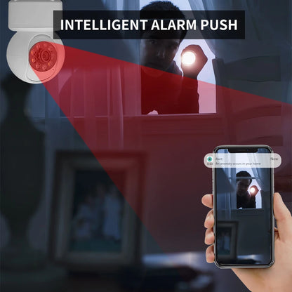 1080P Smart Indoor WiFi Security Camera | Night Vision, Motion Tracking, Two-Way Audio | Baby & Pet Monitor | ICSEE App