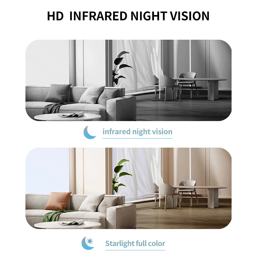 1080P Smart Indoor WiFi Security Camera | Night Vision, Motion Tracking, Two-Way Audio | Baby & Pet Monitor | ICSEE App