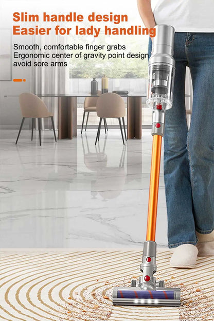 ABIR VC205 Smart Cordless Vacuum Cleaner | 27,000Pa | Auto Speed | Touchscreen | Dust Sensor | 4-in-1 Brushes | HEPA Filter