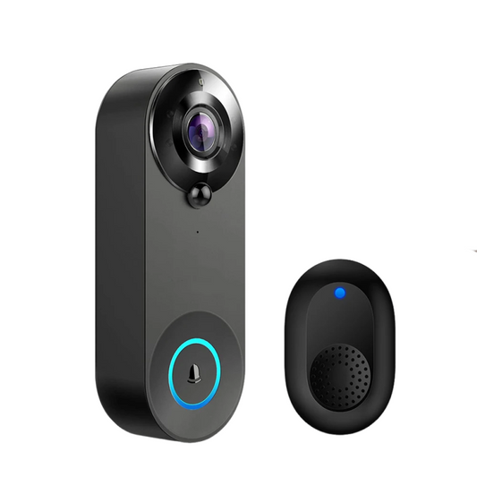 1080P WiFi Video Doorbell | PIR Motion Detection | Tuya Smart App | 2-Way Audio | Night Vision | Wireless Security