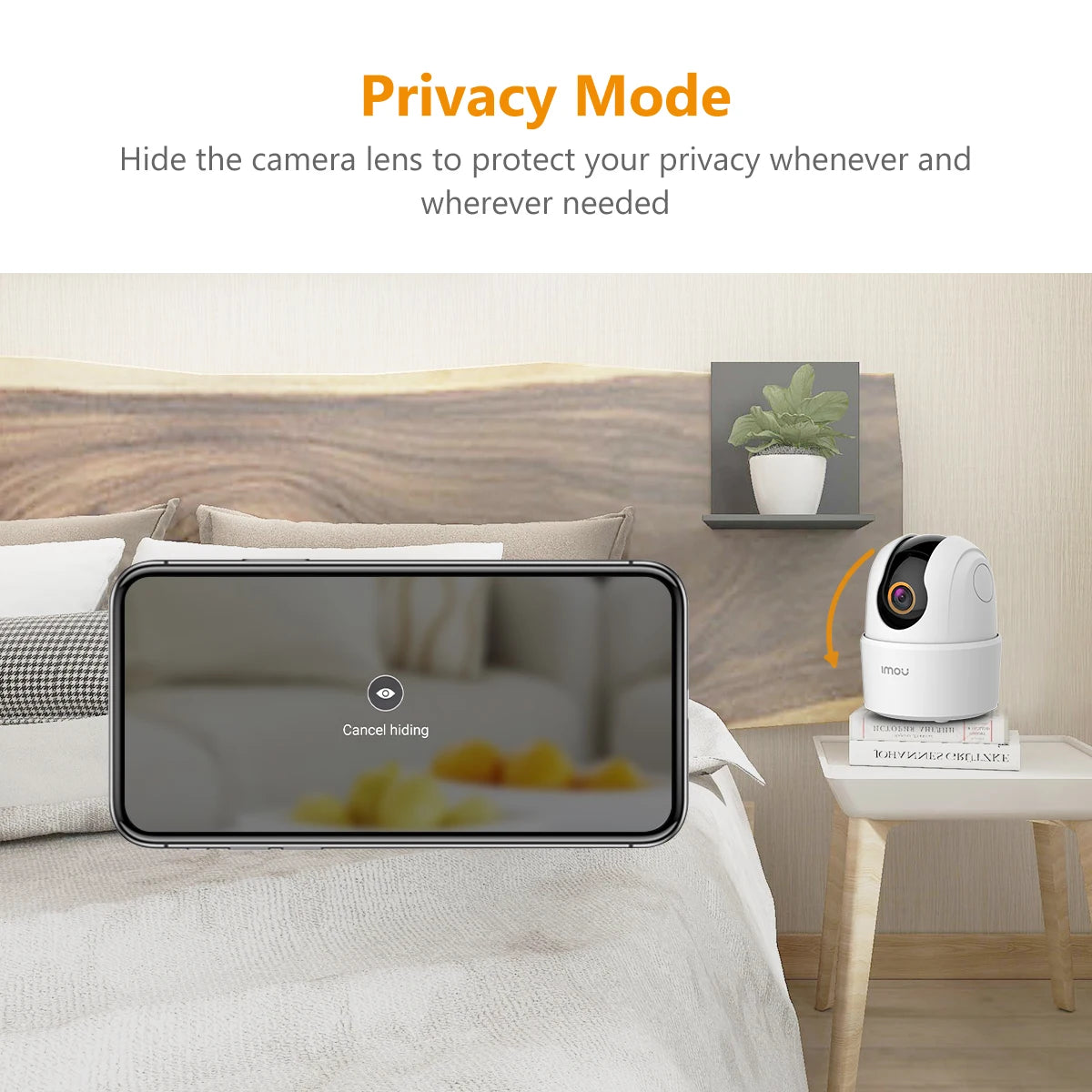 IMOU Ranger 2C 3MP Smart WiFi Camera | 360° Indoor Security | Human Detection | Night Vision | Two-Way Audio | Alexa Compatible