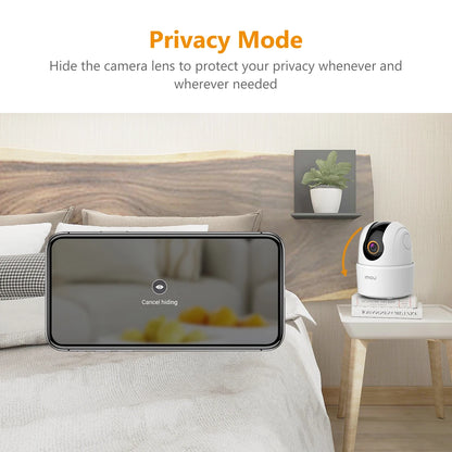 IMOU Ranger 2C 3MP Smart WiFi Camera | 360° Indoor Security | Human Detection | Night Vision | Two-Way Audio | Alexa Compatible