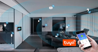 Fuers 5MP WiFi Indoor Security Camera | Tuya Smart PTZ IP Camera with Motion Tracking & Two-Way Audio