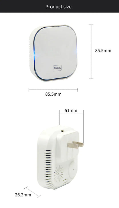 Tuya Smart WiFi Gas & CO Detector | CH4, Methane, Propane, Carbon Monoxide Alarm | Smart Life App | 90dB Sound Alert