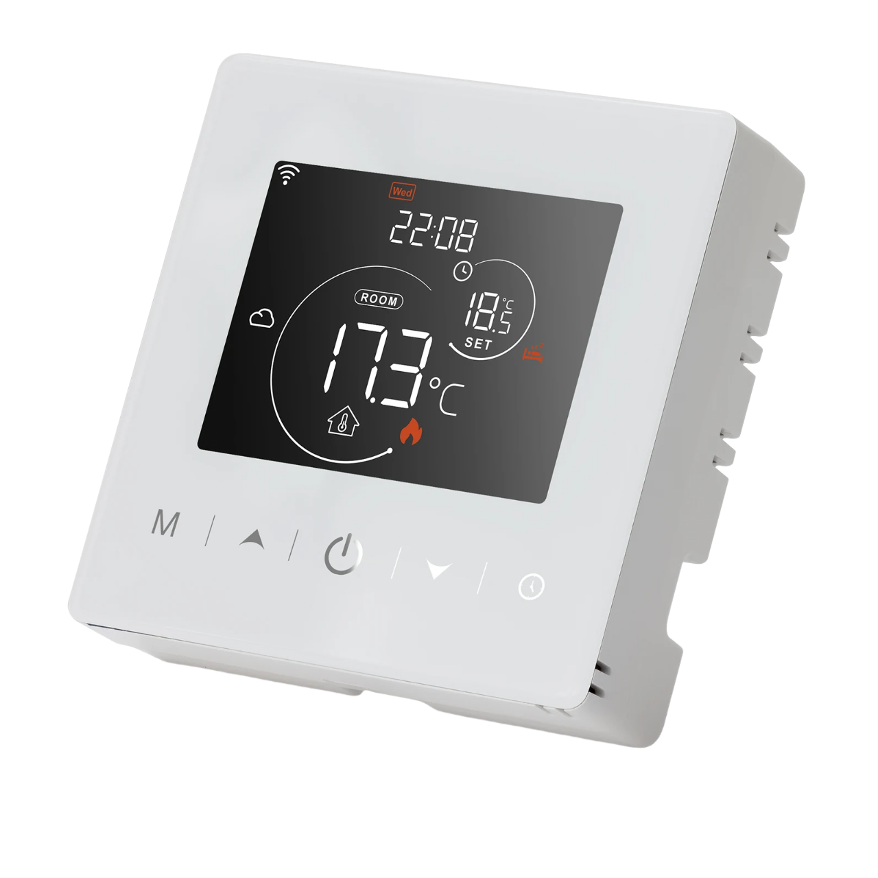 Beok Smart WiFi Thermostat | Battery-Powered for Gas Boiler | Tuya/Smart Life App | Alexa & Google Compatible