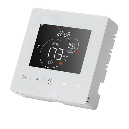 Beok Smart WiFi Thermostat | Battery-Powered for Gas Boiler | Tuya/Smart Life App | Alexa & Google Compatible