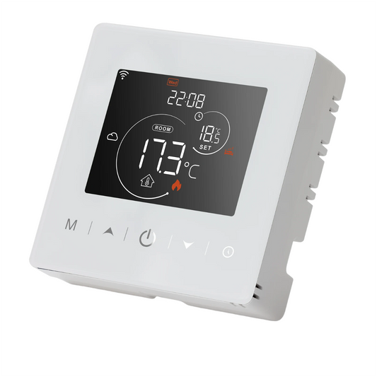 Beok Smart WiFi Thermostat | Battery-Powered for Gas Boiler | Tuya/Smart Life App | Alexa & Google Compatible