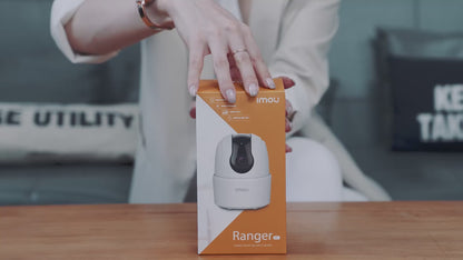 IMOU Ranger 2C 3MP Smart WiFi Camera | 360° Indoor Security | Human Detection | Night Vision | Two-Way Audio | Alexa Compatible