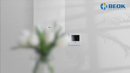 Beok Smart WiFi Thermostat | Battery-Powered for Gas Boiler | Tuya/Smart Life App | Alexa & Google Compatible
